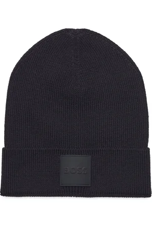 HUGO BOSS Foxxy_R Accessories Headwear Beanies Black