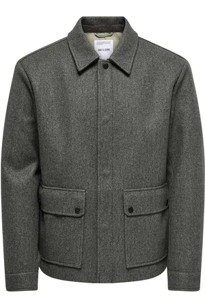 Only & Sons Onsconnor Jacket Otw Ulljakke Jakke Brown