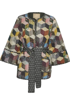 Culture Cuaysha Long Jacket Blazers Belted Blazers Khaki Green
