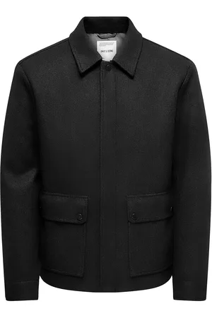 Only & Sons Onsconnor Jacket Otw Ulljakke Jakke Black