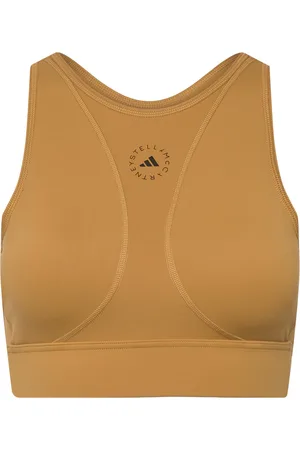 adidas Asmc Tst Crop Sport Women Sport Clothing Sports Tops & T-shirts Sport Crop Tops Sport Sleeveless Crop Tops Gold
