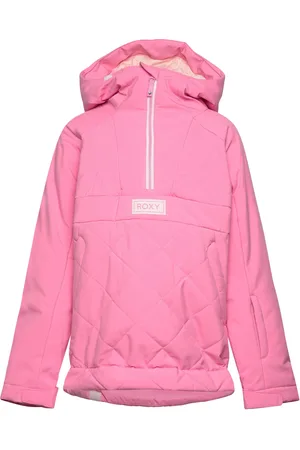 Roxy Radiant Lines Overhead Girl Jk Outerwear Snow-ski Clothing Snow-ski Jacket Pink
