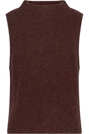 INWEAR Jakiraiw Waistcoat Vests Knitted Vests Brown