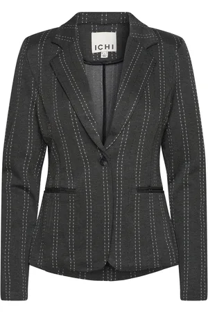 Ichi Ihruti Bl14 Blazers Single Breasted Blazers Grey