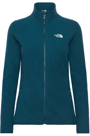The North Face W 100 Glacier Fz - Eu Sport Sweat-shirts & Hoodies Fleeces & Midlayers Blue