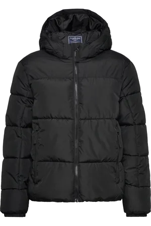 TOM TAILOR Heavy Puffer Jacket Fôret Jakke Black