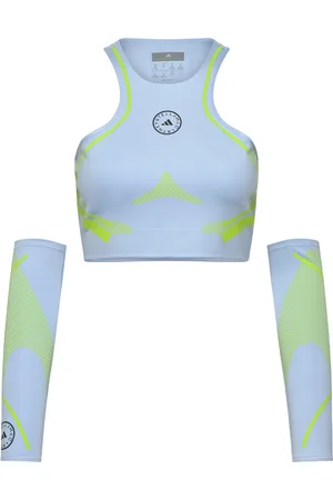 adidas Asmc Tpa Cr Sport Crop Tops Sleeveless Crop Tops Blue