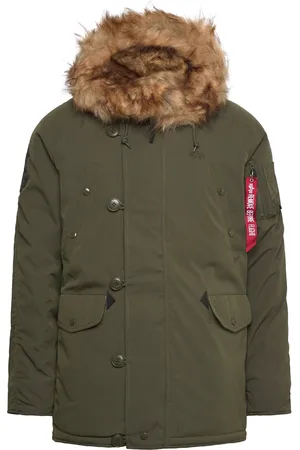 Alpha Industries Explorer Parkas Jakke Khaki Green