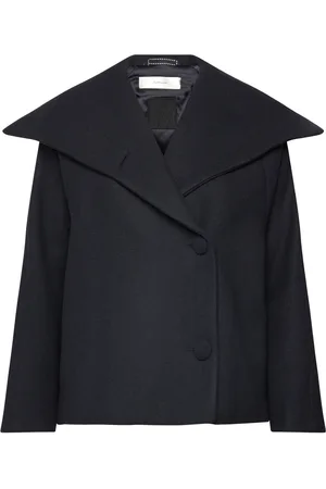 INWEAR Perryiw Short Coat Ulljakke Jakke Navy