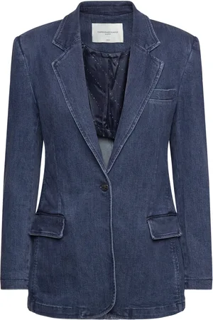 Copenhagen Muse Cmjean-Blazer Blazers Single Breasted Blazers Blue