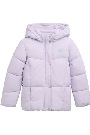 TOM TAILOR Puffer Jacket Fôret Jakke Purple