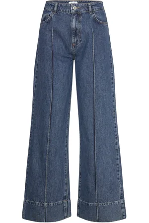 Levete Room Lr-Frilla Bottoms Jeans Wide Blue