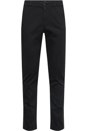 HUGO BOSS Chino_Slim Bottoms Trousers Chinos Black