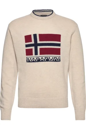 Napapijri Silvretta Jumper Tops Knitwear Round Necks Beige
