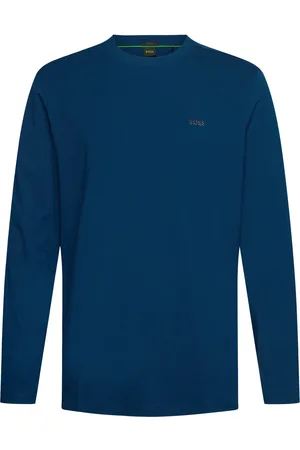 HUGO BOSS Tee Long Sport T-shirts Long-sleeved Navy