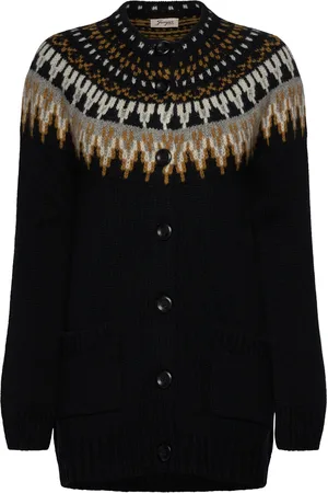 Jumperfabriken Cilla Cardigan Tops Knitwear Cardigans Black