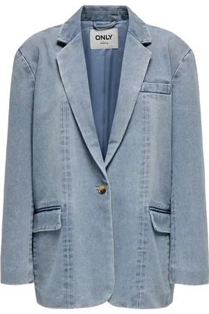 ONLY Onlcory Ls Dnm Blazer Gua Blazers Single Breasted Blazers Blue