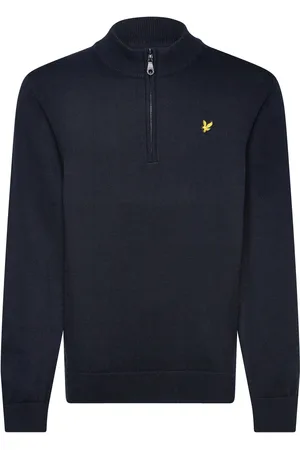 Lyle & Scott 1/4 Zip Jumper Tops Sweat-shirts & Hoodies Sweat-shirts Navy
