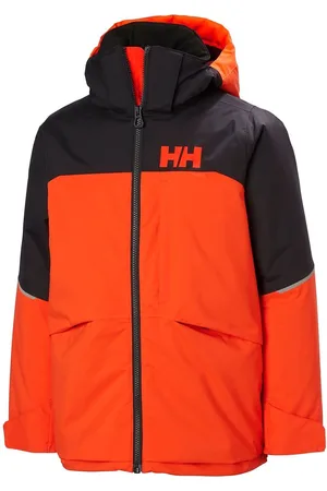 Helly Hansen Jr Summit Jacket Outerwear Snow-ski Clothing Snow-ski Jacket Orange