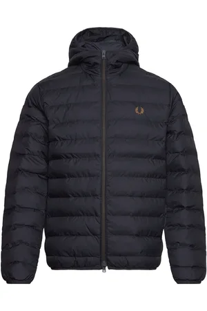 Fred Perry Hooded Insulated Jacket Fôret Jakke Navy