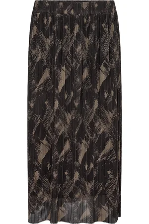 soyaconcept Sc-Iliane Skirts Knee-length & Midi Skirts Brown