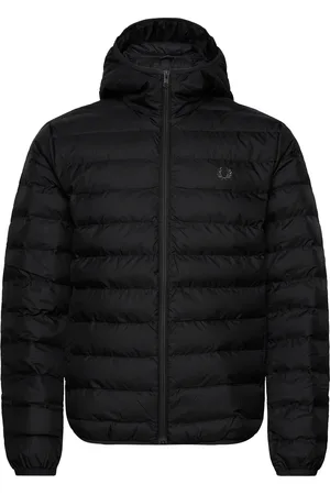 Fred Perry Hooded Insulated Jacket Fôret Jakke Black