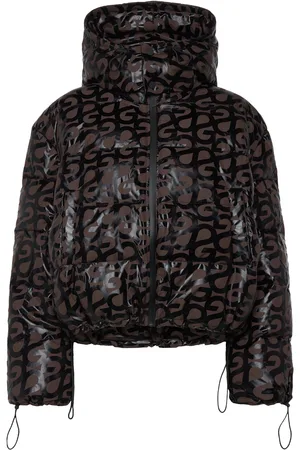 STINE GOYA Hooded Long Sleeve Puffer, 2277 Pad Fôret Jakke Brown