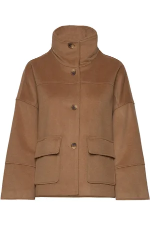 GANT Cropped Wool Jacket Ulljakke Jakke Beige