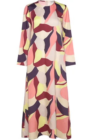Marimekko Kaverus Kamelia Maxikjole Festkjole Pink