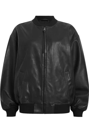 AllSaints Belle Bomber Skinnjakke Skinnjakke Black