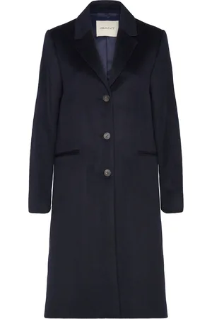 GANT Classic Tailored Wool Coat Outerwear Coats Winter Coats Navy
