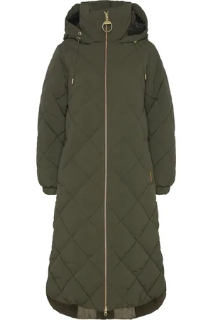 Barbour Kirkton Puffer Fôret Kåpe Green