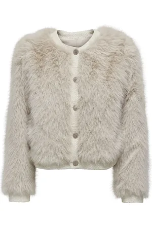 ONLY Onlvada Faux Fur Mix Jacket Otw Outerwear Faux Fur Cream