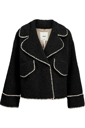 Object Objshiren Jacket 128 Outerwear Faux Fur Black