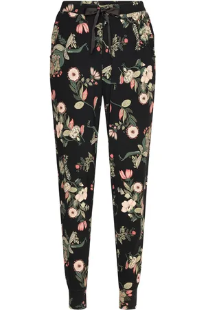 Hunkemöller Jersey Pyjama Pants Pyjamasbukser Pysjbukser Black