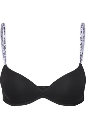 Tommy Hilfiger Wireless Push Up Lingerie Bras & Tops Soft Bras Non Wired Bras Black