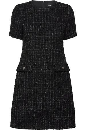 HUGO BOSS Docanah Kort Kjole Black