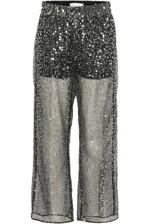 Karen by Simonsen Kbsigne Pants Bottoms Trousers Wide Leg Black
