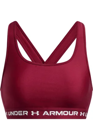Under Armour Ua Crossback Mid Bra Sport Bras & Tops Sports Bras - All Burgundy