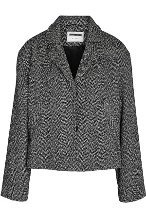 Noisy May Nmdalicia L/S Short Jacket Ulljakke Jakke Black