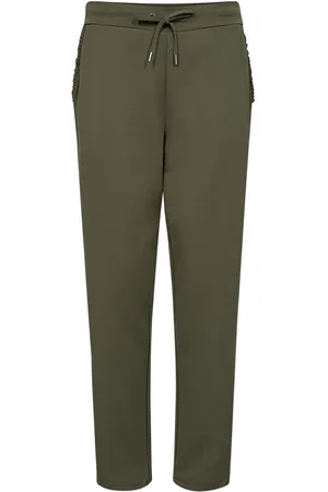 soyaconcept Sc-Siham Bottoms Trousers Joggers Khaki Green