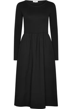 Coster Copenhagen Cc Heart Rylan Mix Dress Long Sleev Knelang Kjole Black