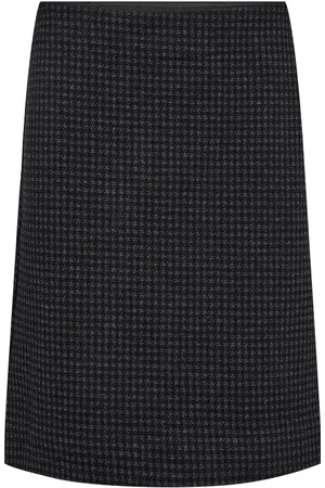 soyaconcept Sc-Isobel Skirts Knee-length & Midi Skirts Black