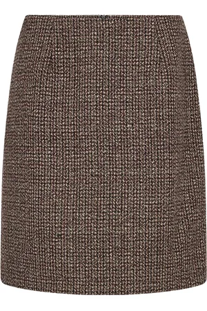 soyaconcept Sc-Isabea Skirts Knee-length & Midi Skirts Brown