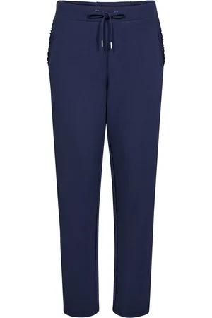 soyaconcept Sc-Siham Bottoms Trousers Joggers Navy