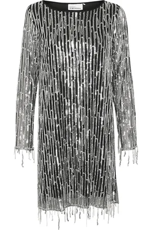 Karen by Simonsen Kbsandie Dress Kort Kjole Silver