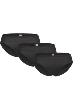 Lindex Brief 3 Pack Carin Bikini Reg Truse Brief Truse Black
