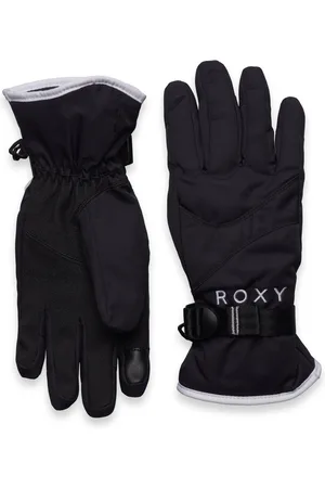 Roxy Jetty Solid Gloves Sport Women Sport Accessories Sport Gloves Sport Finger Gloves Black