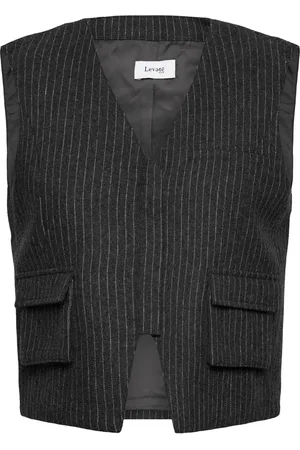 Levete Room Lr-Iris Blazers Sleeveless Blazers Black