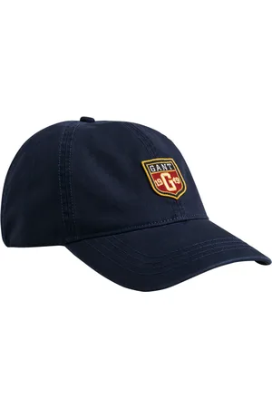GANT Badge Washed Cap Accessories Headwear Caps Navy